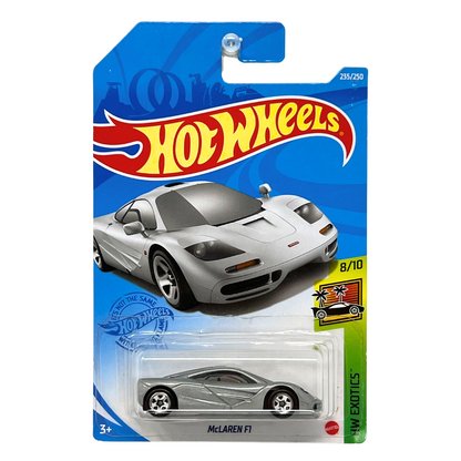 Hot Wheels HW Exotics McLaren F1 Grey 1:64 Diecast Version 2