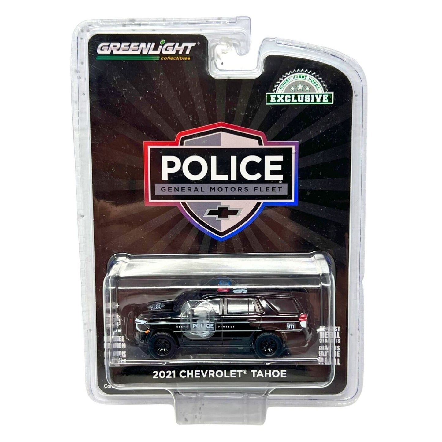 Greenlight Hobby Exclusive Police 2021 Chevrolet Tahoe 1:64 Diecast