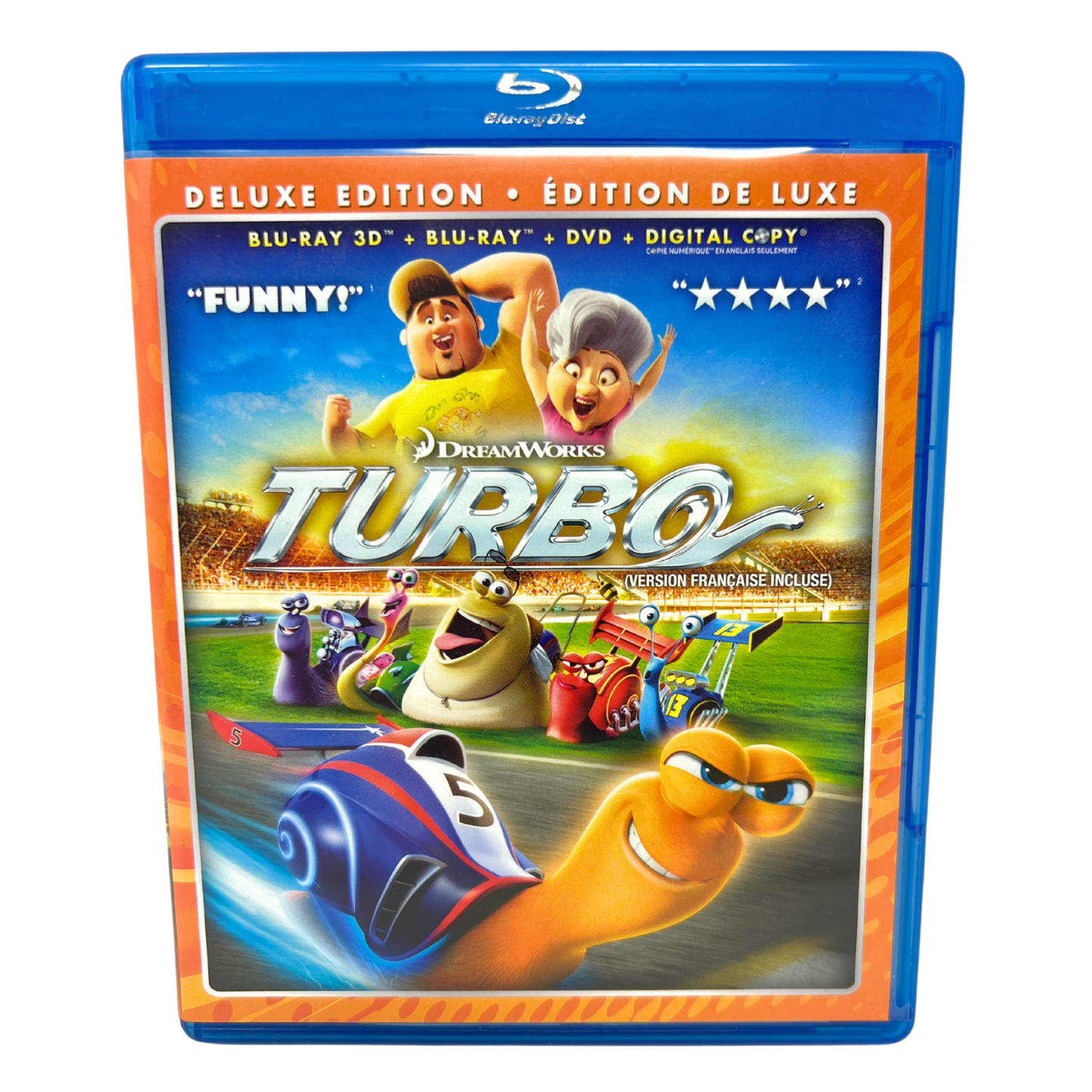 Turbo (Blu-ray 3D) Kids Cartoon Good Condition!!!