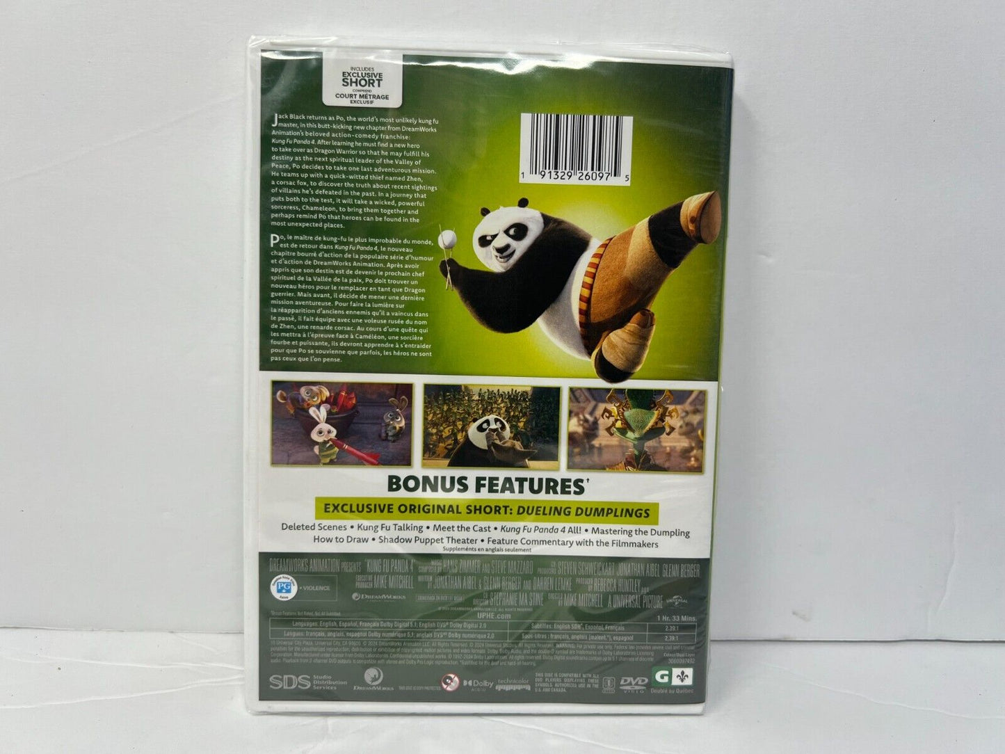 Kung Fu Panda 4 (DVD) Kids Cartoon Brand New and Sealed!!!