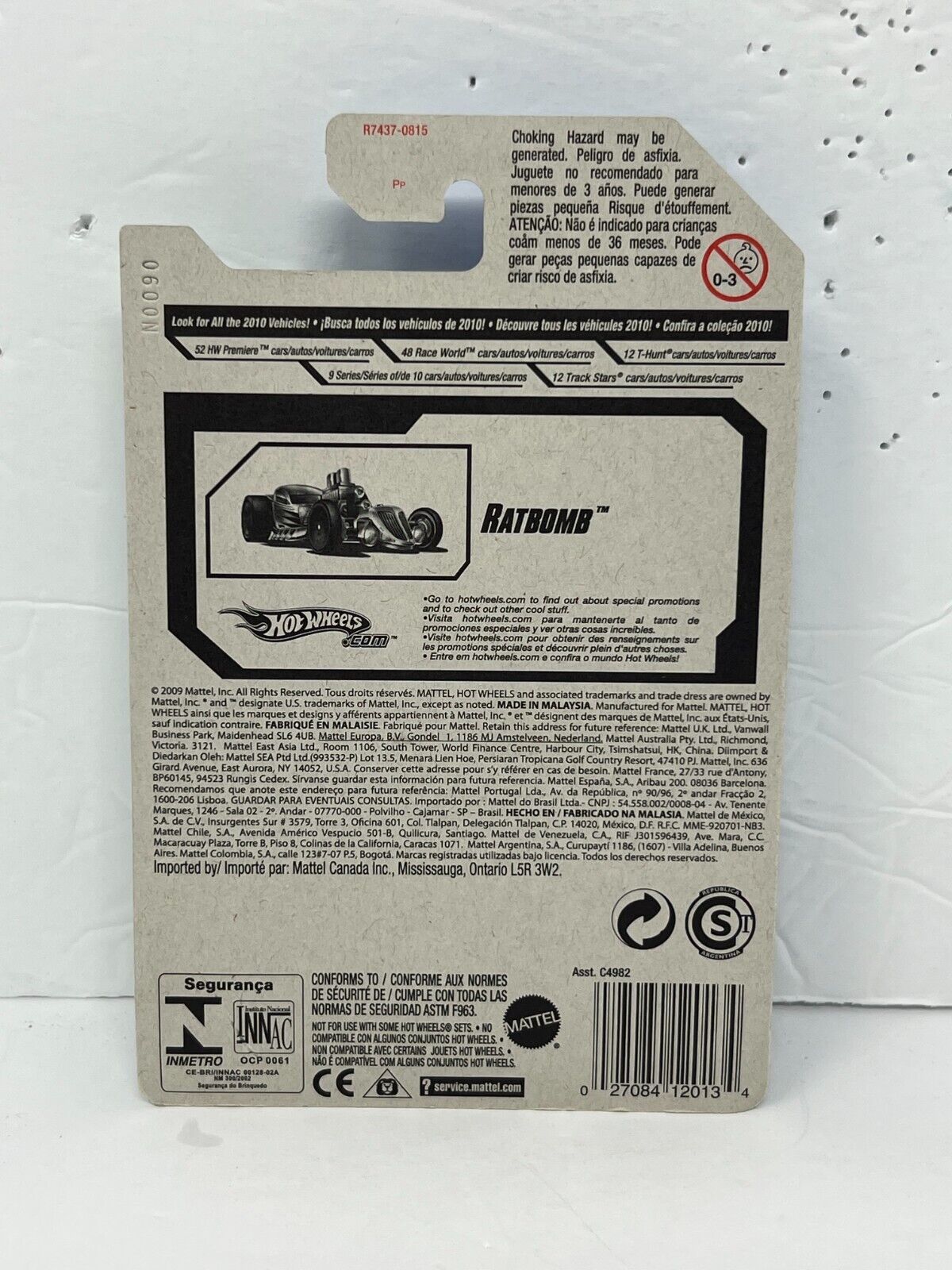 Hot Wheels Treasure Hunt Ratbomb 1:64 Diecast