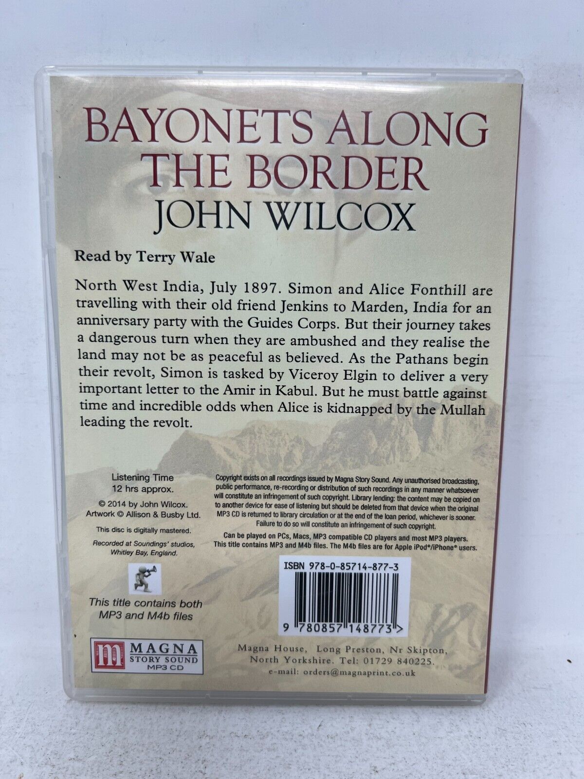 Bayonets Along the Border (CD) Story Sound Mp3 CD Audiobook John Wilcox