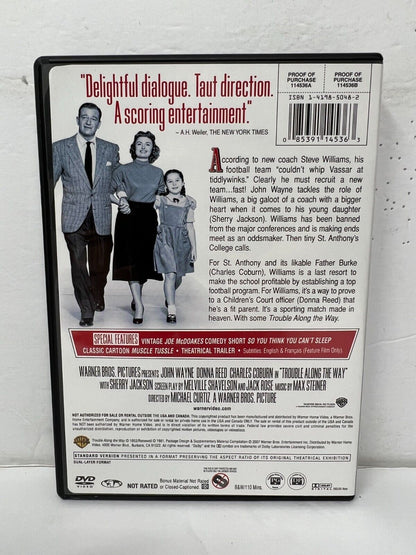 Trouble Along the Way (DVD) Comedy Good Condition!!!