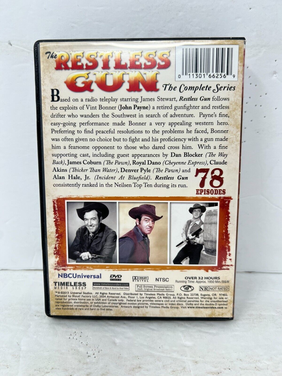 The Restless Gun: The Complete Series (DVD) TV Series Boxset Good Condition!!!