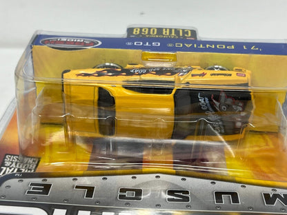 Jada Dub City Bigtime Muscle 1971 Pontiac GTO 1:64 Diecast Yellow