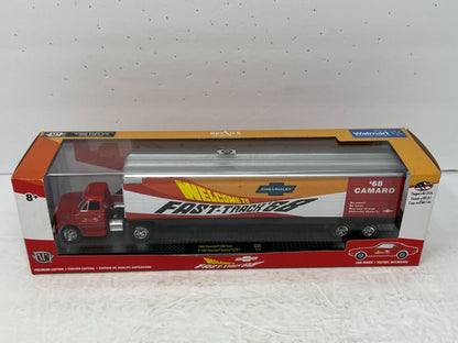 M2 Machines Fast-Track C60 Truck & Chevy Camaro Z28  Auto-Haulers 1:64 Diecast