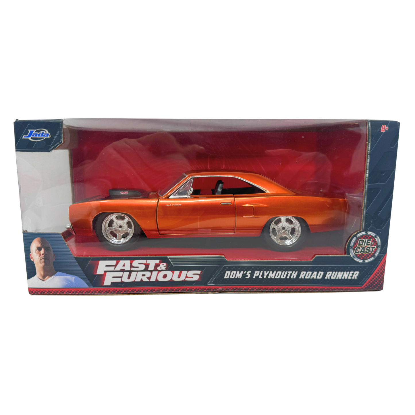 Jada Fast & Furious Dom's Plymouth Road Runner 1:24 Diecast