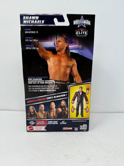 WWE Shawn Michaels Wrestlemania Elite Collection Action Figure Mattel