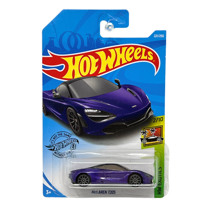 Hot Wheels HW Exotics McLaren 720S Blue 1:64 Diecast