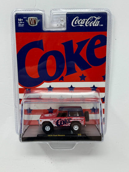 M2 Machines Coca-Cola 1976 Ford Bronco 1:64 Diecast