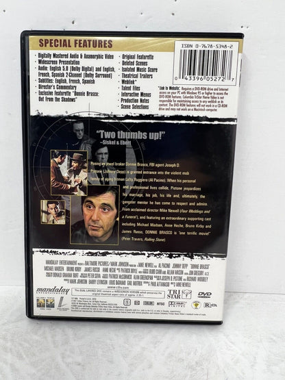 Donnie Brasco (DVD) Crime Good Condition!!!