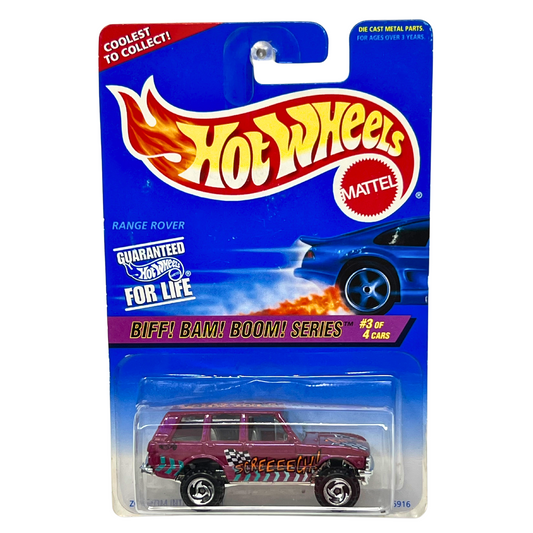 Hot Wheels Biff! Bam! Boom! Range Rover Fantasy Cars 1:64 Diecast