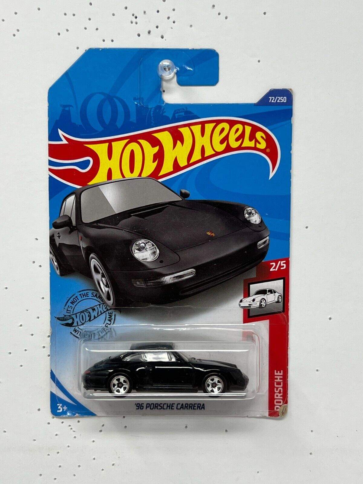 Hot Wheels Porsche 1996 Porsche Carrera Black 1:64 Diecast V2