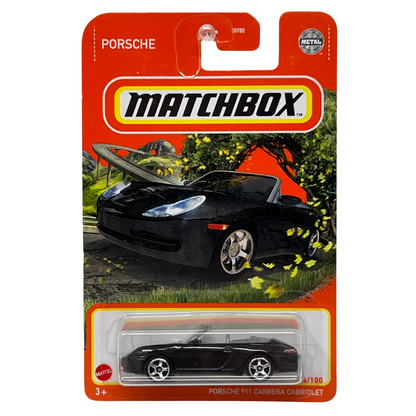 Matchbox Porsche 911 Carrera Cabriolet Black 1:64 Diecast Version 2