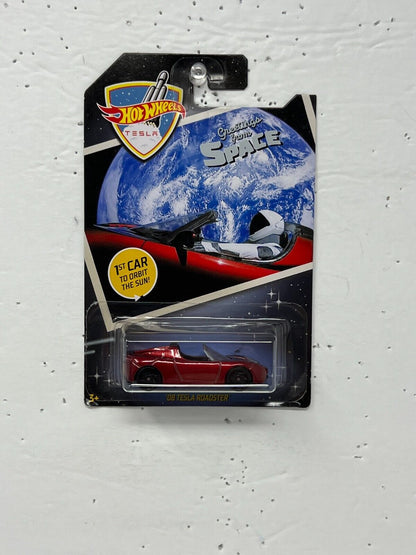 Hot Wheels Tesla 2008 Tesla Roadster European Car 1:64 Diecast