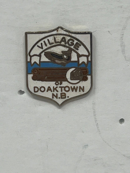 Village of Doaktown New Brunswick Souvenir Cities & States Lapel Pin SP3