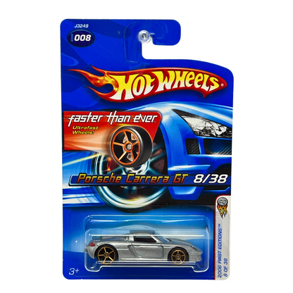 Hot Wheels 2006 First Editions Porsche Carrera GT 1:64 Diecast Silver V3