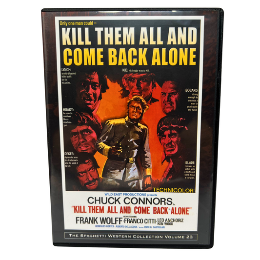 Kill Them All and Come Back Alone (DVD) Western Good Condition!!!