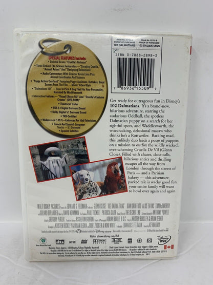 Disney 102 Dalmatians (DVD) Live Action Good Condition!!!