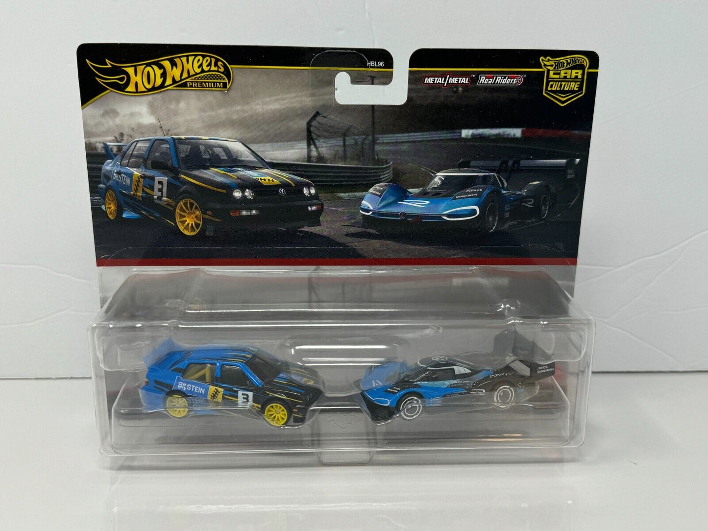 Hot Wheels Premium Volkswagen Jetta MK3 & Volkswagen ID R 2-Pack 1:64 Diecast