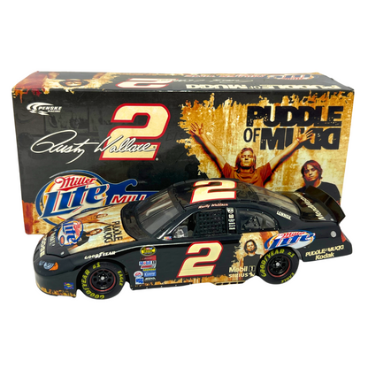 Action Nascar #2 Rusty Wallace Miller Puddle of Mudd 2004 Intrepid 1:24 Diecast