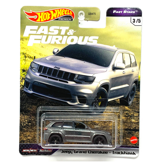 Hot Wheels Premium Fast & Furious Stars Jeep Grand Cherokee 1:64 Diecast