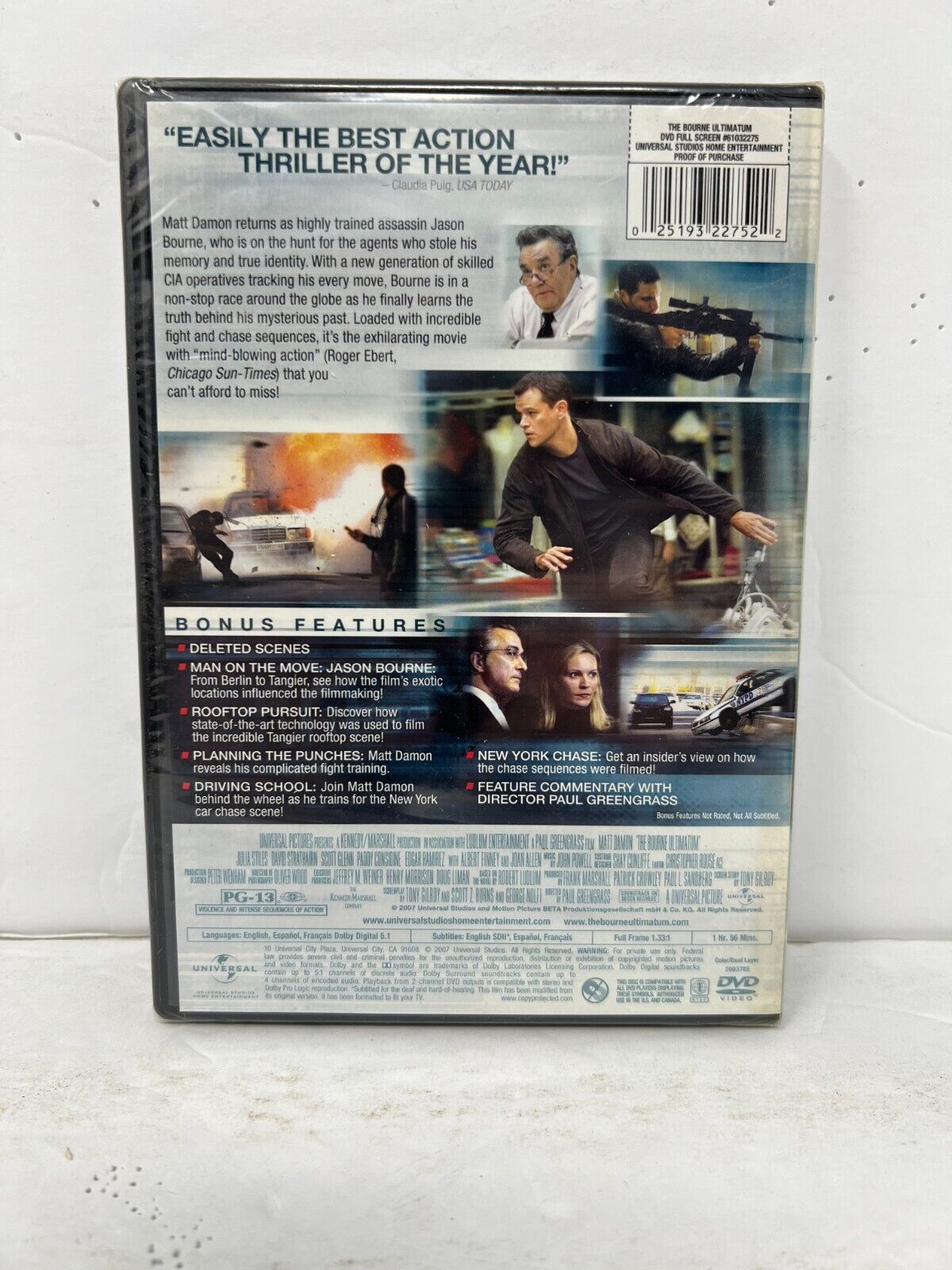 The Bourne Ultimatum (DVD) Action New and Sealed!!!