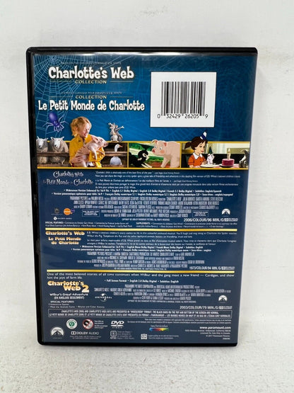 Charlotte's Web 3 Movie Collection (DVD) Family Good Condition!!!