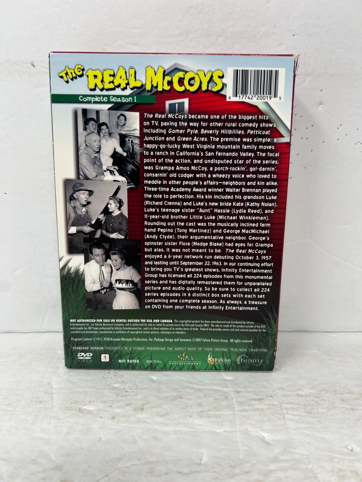 The Real McCoys: Season 1 (DVD) TV Series Boxset Good Condition!!!