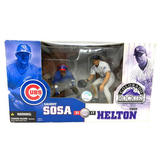 Mcfarlane MLB Chicago Cubs Sammy Sosa vs. Colorado Rockies Todd Helton 2-Pack