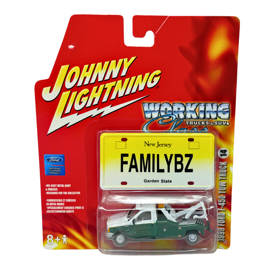 Johnny Lightning Working Class 1999 Ford F-450 Tow Truck 1:64 Diecast