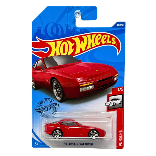 Hot Wheels 1989 Porsche 944 Turbo 1:64 Diecast Red V2