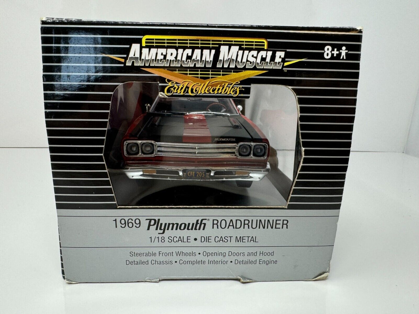 Ertl American Muscle 1969 Plymouth Roadrunner 1:18 Diecast