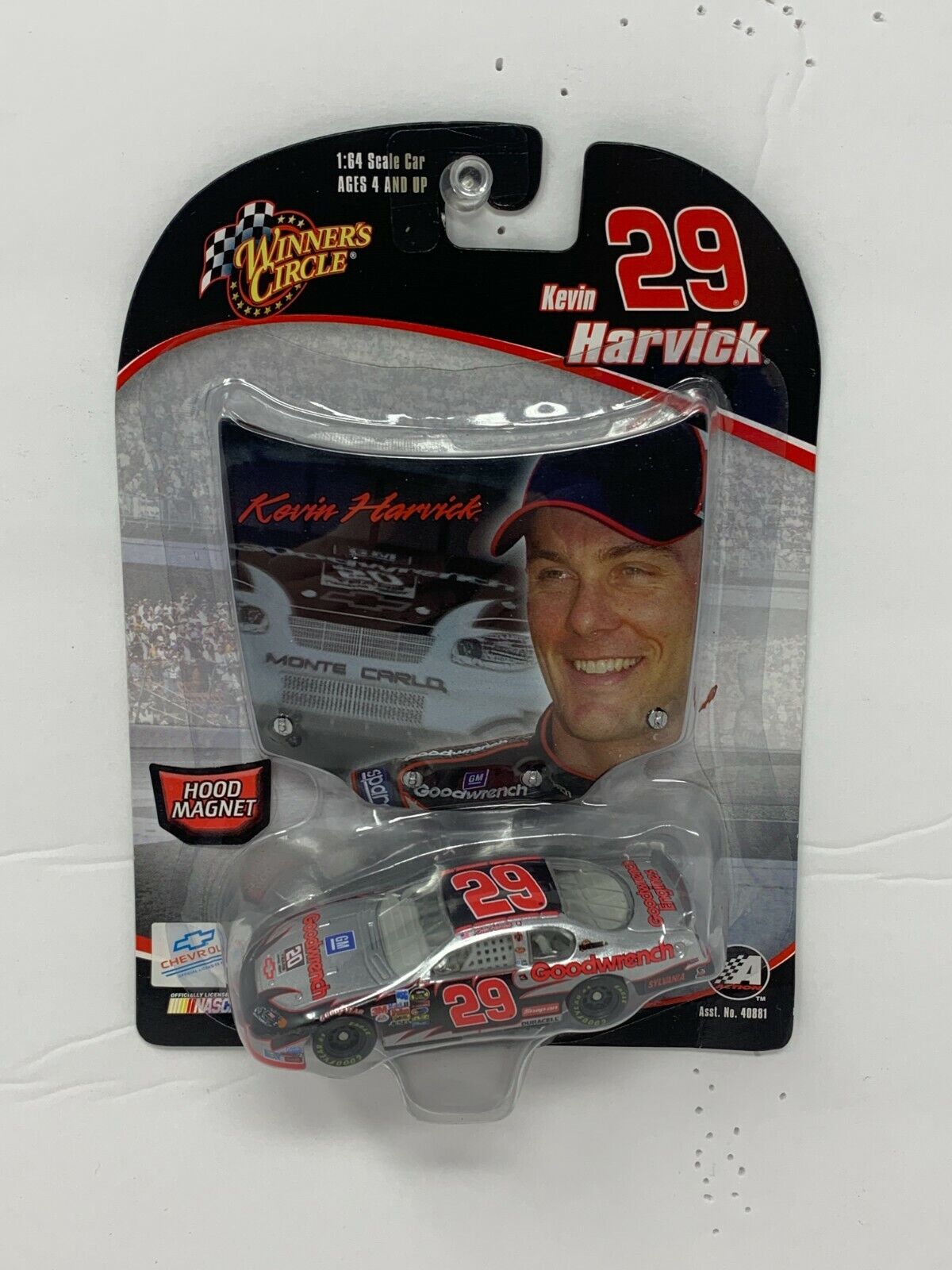 Winner's Circle Nascar #29 Kevin Harvick GM Goodwrench Hood Magnet 1:64 Diecast