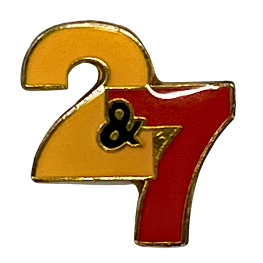 Calgary 2&7 Lapel Pin P1