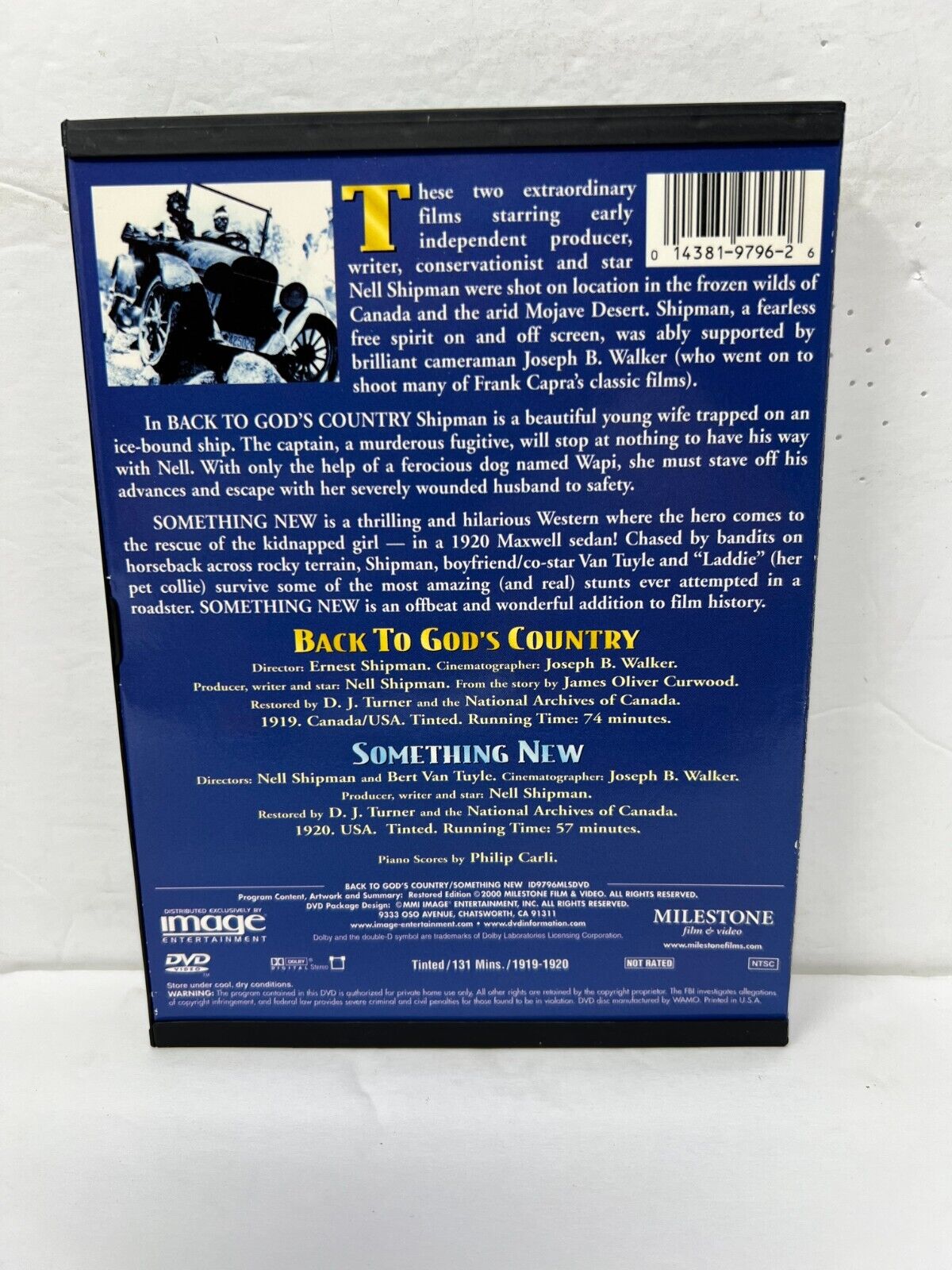 Back to God's Country / Something New (DVD) Drama Good Condition!!!