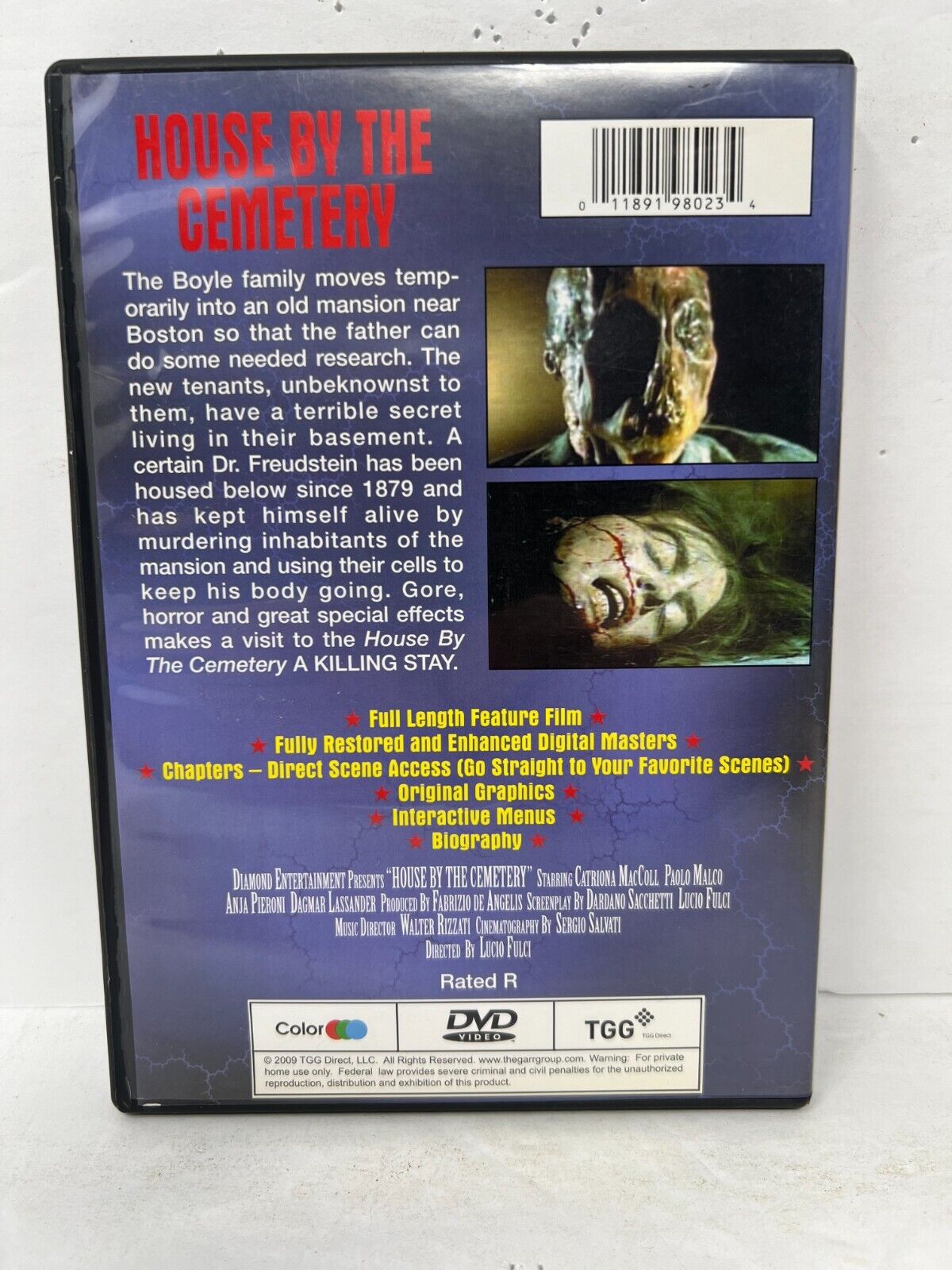 The House by the Cemetery (DVD) Horror Good Condition!!!