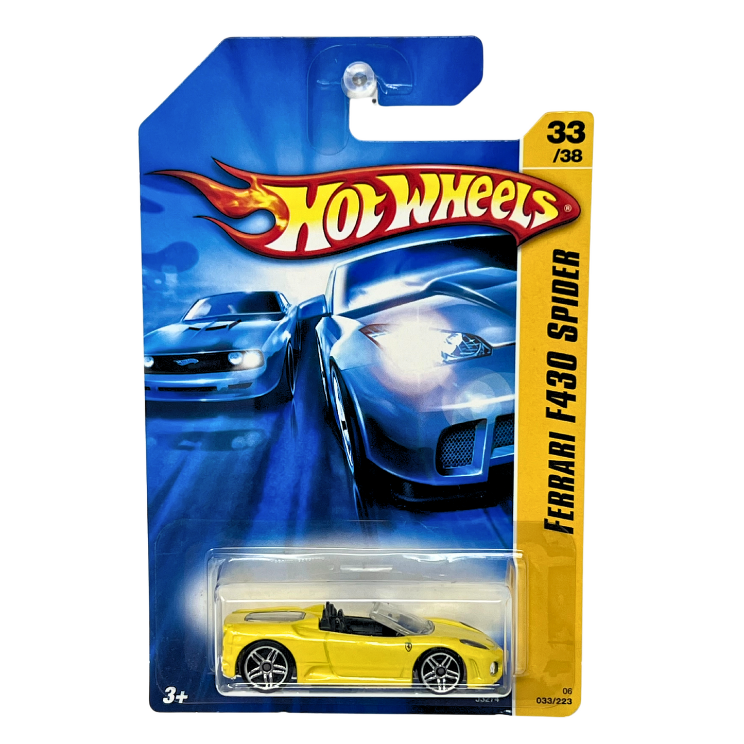 Hot Wheels Ferrari F430 Spider Yellow 1:64 Diecast Version 2