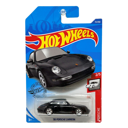 Hot Wheels Porsche 1996 Porsche Carrera Black 1:64 Diecast