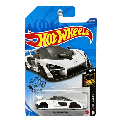 Hot Wheels Nightburnerz McLaren Senna White 1:64 Diecast