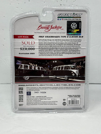 Greenlight Barrett-Jackson 1962 Volkswagen Type II (T1) Custom Bus 1:64 Diecast