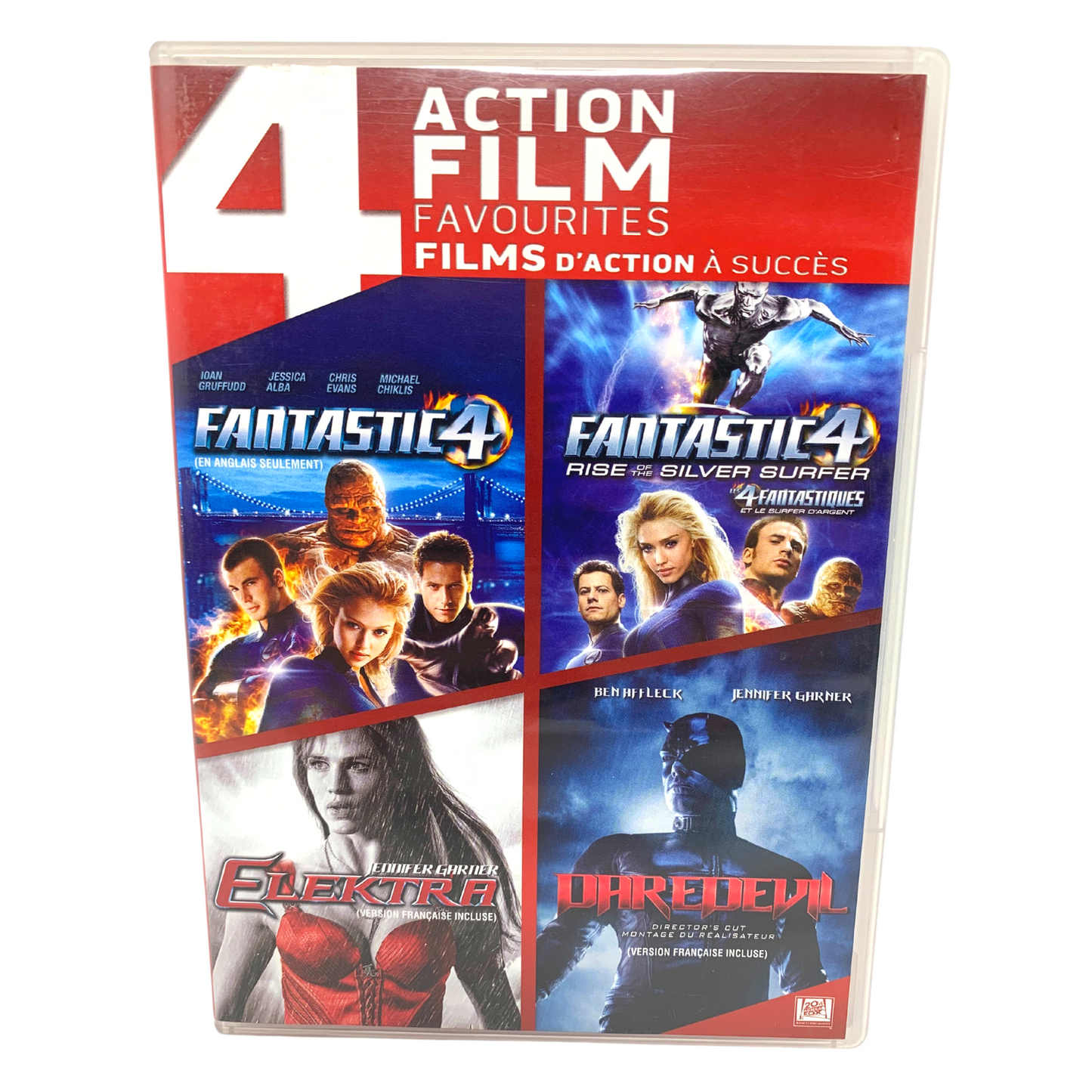 4 Marvel Action Film Favourites (DVD) Collection Good Condition!!!