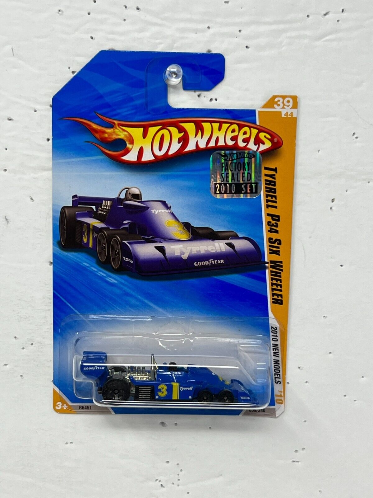 Hot Wheels 2010 New Models Tyrrell P34 Six Wheeler 1:64 Diecast Factory Sealed