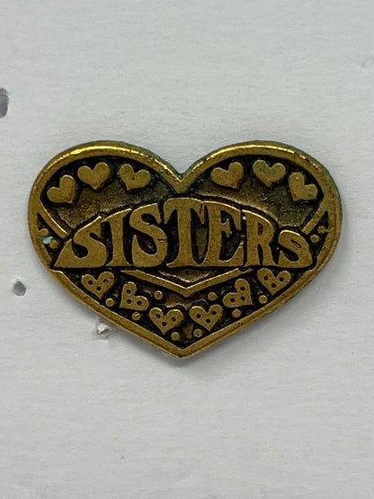 Sisters Heart Lapel Pin P1