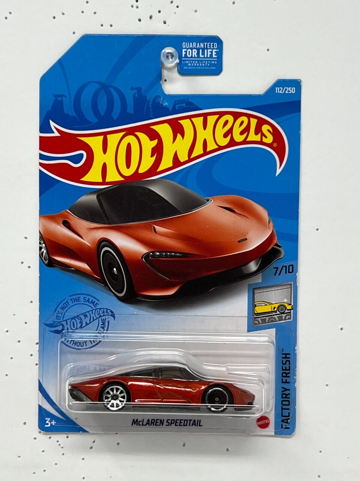 Hot Wheels Factory Fresh McLaren Speedtail Red 1:64 Diecast Version 2