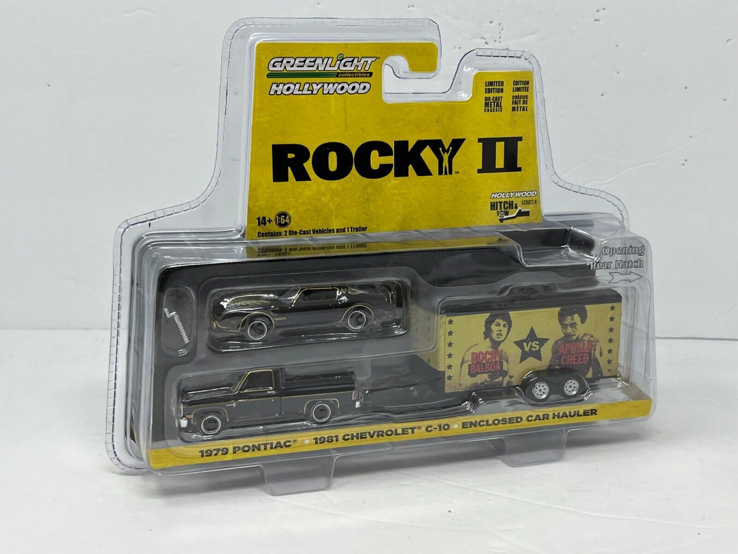 Greenlight Hollywood Hitch & Tow 1979 Pontiac & 1981 Chevrolet C10 1:64 Diecast