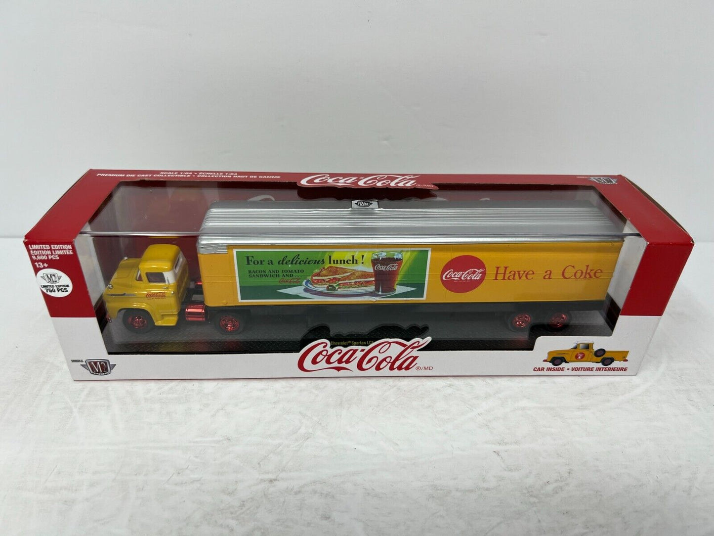 M2 Machines Coke Spartan LCF & 1958 Chevy Apache Stepside  CHASE 1:64 Diecast