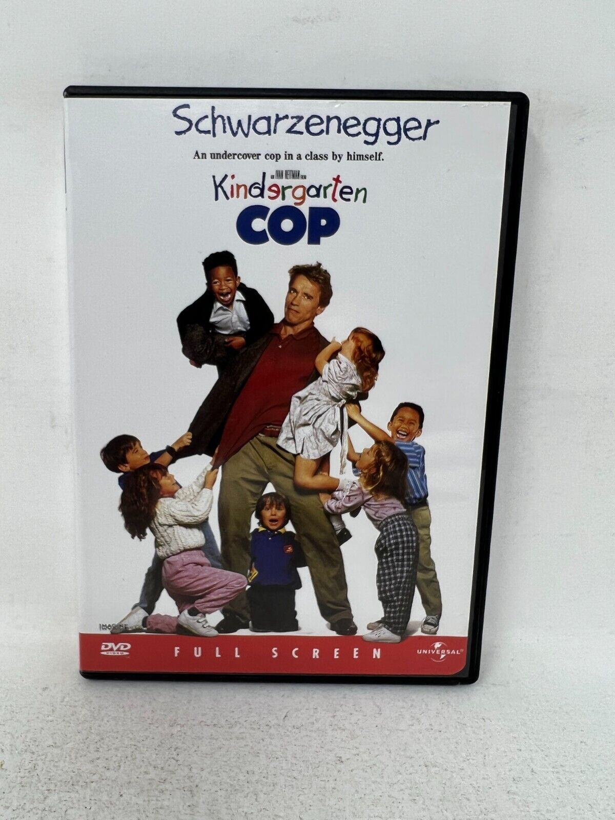 Kindergarten Cop (DVD) Arnold Schwarzenegger Action Comedy Movie Good Condition!