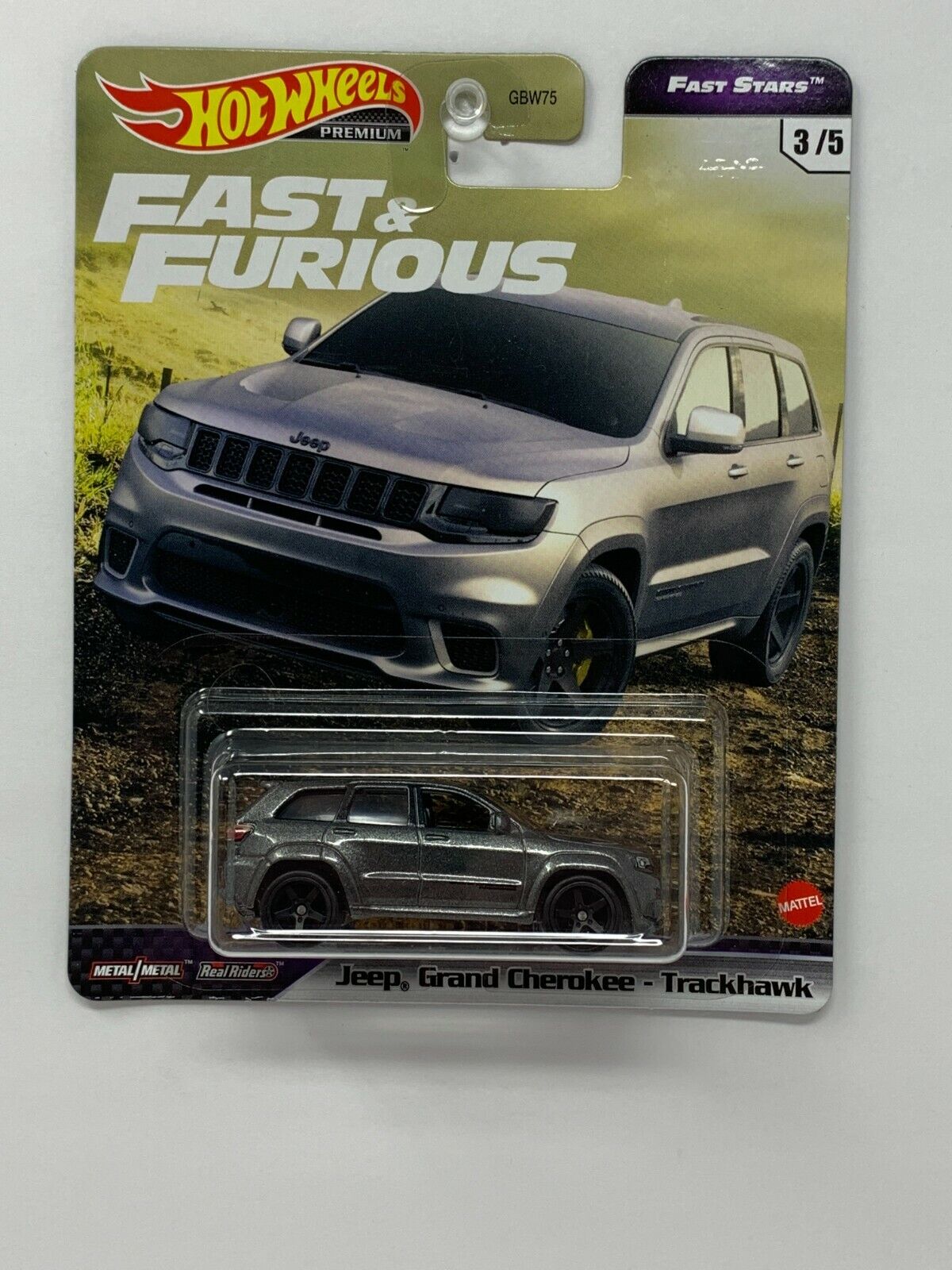 Hot Wheels Premium Fast & Furious Stars Jeep Grand Cherokee 1:64 Diecast