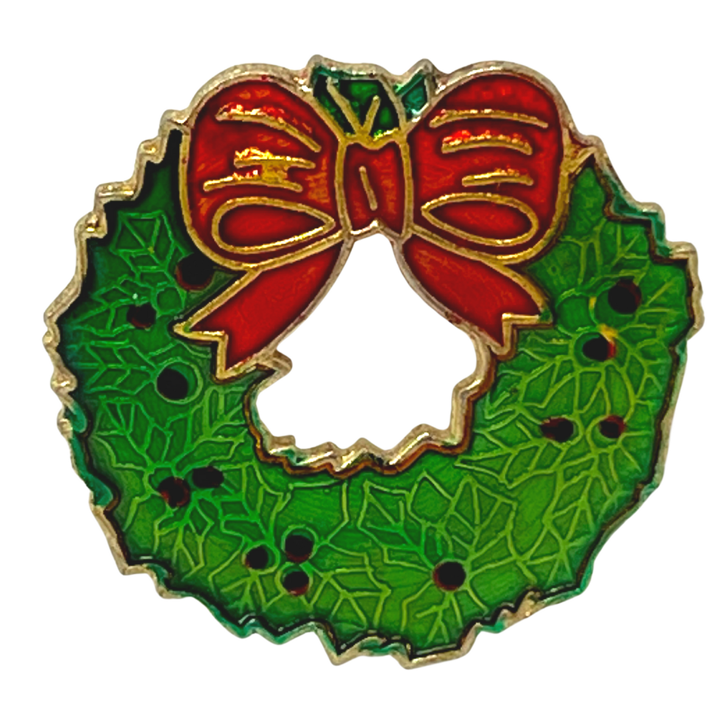 Christmas Wreath Lapel Pin